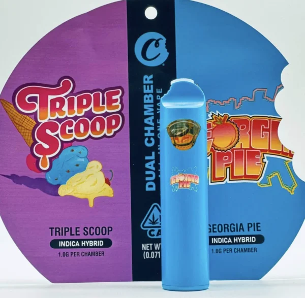 Cookies Triple Scoop Disposable